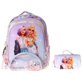 Wow Generation Friends Kız Çocuk (Pembe) Ilkokul Okul Çantası ve Kalemlik Seti - SETWG-W6054C