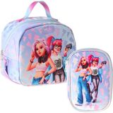 Wow Generation Kız Çocuk Cool (Mavi - Pembe) Thermo Beslenme Çantası ve Kalemlik Seti - SETWG-W6040 - 1 Adet