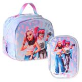 Wow Generation Kız Çocuk Cool (Mavi - Pembe) Thermo Beslenme Çantası ve Kalemlik Seti - SETWG-W6040
