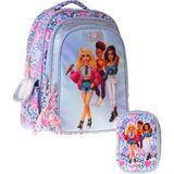 Wow Generation Music Kız Çocuk (Lila) Ilkokul Okul Çantası ve Kalemlik Seti - SETWG-W6044C - Lila - Mavi
