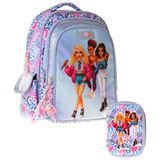 Wow Generation Music Kız Çocuk (Lila) İlkokul Okul Çantası ve Kalemlik Seti - SETWG-W6044C