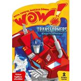 Wow! Transformers Eartspark Boyama Kitabı - Boya, Yapıştır, İngilizce Öğren! Türkçe İngilizce Sözcük