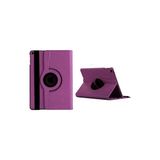 Wowacs Apple iPad 9.nesil 2021 10.2 Inç (A2602-A2604) ile Uyumlu 360° Dönebilen Standlı Tablet Kılıfı - iPad 9.Nesil 2021 10,2" - Mor