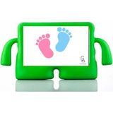Wowacs Apple iPad Air 5.nesil 10.9 Inç 2022 A2588 A2589 A2591 Silikon Kollu Çocuklar Için Tablet Kılıfı - iPad Air 5.Nesil 10.9" 2022 - Yeşil