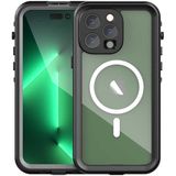 Wowacs Apple iPhone 14 Pro Max ile Uyumlu Kılıf Su Geçirmez 360 Derece Koruma Waterproof Telefon Kılıfı - Siyah