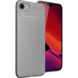 Wowacs Apple iPhone 16E Uyumlu Kılıf Karbon Tasarım Kamera Korumalı Silikon Telefon Kılıfı Kapak - Gri