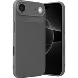 Wowacs Apple iPhone 17 Air Uyumlu Kılıf Karbon Tasarım Kamera Korumalı Silikon Telefon Kılıfı Kapak - Gri