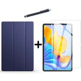 Wowacs Huawei Honor Pad 8 12 Inç Uyumlu Uyku Modlu Smart Tablet Kılıfı Ekran Koruyucu ve Kalem Seti - Lacivert