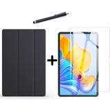 Wowacs Huawei Honor Pad 8 12 Inç Uyumlu Uyku Modlu Smart Tablet Kılıfı Ekran Koruyucu ve Kalem Seti - Siyah