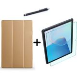 Wowacs Huawei Matepad Se 10.4 Inç Uyumlu Uyku Modlu Smart Tablet Kılıfı Ekran Koruyucu ve Kalem Seti - Altın