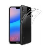 wowacs Huawei P20 Lite Uyumlu Kılıf A+ Şeffaf Lüx Süper Yumuşak 0.3mm Ince Süper Silikon
