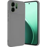 Wowacs Oppo Reno 14 Uyumlu Kılıf Karbon Tasarım Kamera Korumalı Silikon Telefon Kılıfı Kapak - Gri