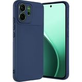Wowacs Oppo Reno 14 Uyumlu Kılıf Karbon Tasarım Kamera Korumalı Silikon Telefon Kılıfı Kapak - Lacivert