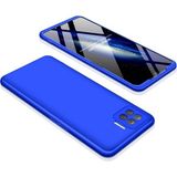 Wowacs Oppo Reno 4 Lite ile Uyumlu Kılıf 3 Parçalı Tam Koruma Dayanıklı Soft Ince Kılıf - Mavi