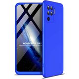 Wowacs Oppo Reno 5 Lite ile Uyumlu Kılıf 3 Parçalı Tam Koruma Dayanıklı Soft Ince Kılıf - Mavi