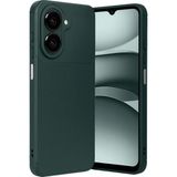 Wowacs Samsung Galaxy A07 Uyumlu Kılıf Karbon Tasarım Kamera Korumalı Silikon Telefon Kılıfı Kapak - Koyu Yeşil
