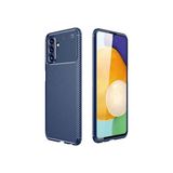 Wowacs Samsung Galaxy A26 Uyumlu Kılıf Karbon Tasarım Kamera Korumalı Silikon Telefon Kılıfı Kapak - Lacivert