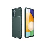 Wowacs Samsung Galaxy A36 Uyumlu Kılıf Karbon Tasarım Kamera Korumalı Silikon Telefon Kılıfı Kapak - Yeşil