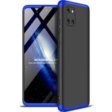 Wowacs Samsung Galaxy A81 (Note 10 Lite) ile Uyumlu Kılıf 3 Parçalı Tam Koruma Dayanıklı Soft Ince Kılıf - Siyah - Mavi