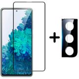 wowacs Samsung Galaxy S21 Fe 5d Tam Kaplayan Cam Ekran Koruyucu ve Kamera Lens Koruyucu Seti - Şeffaf