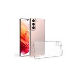 Wowacs Samsung Galaxy S23 Plus ile Uyumlu Kılıf Şeffaf Kamera Korumalı Esnek Silikon Telefon Kılıfı Kapak