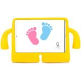 Wowacs Samsung Galaxy Tab S6 Lite (SM-P610) ile Uyumlu Silikon Kollu Çocuklar Için Tablet Kılıfı - Galaxy Tab S6 Lite SM-P610 - Sarı