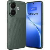 Wowacs Vivo V60 Lite Uyumlu Kılıf Karbon Tasarım Kamera Korumalı Silikon Telefon Kılıfı Kapak - Koyu Yeşil