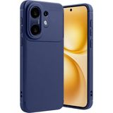Wowacs Vivo X200 Fe Uyumlu Kılıf Karbon Tasarım Kamera Korumalı Silikon Telefon Kılıfı Kapak - Lacivert
