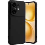 Wowacs Vivo X200 Fe Uyumlu Kılıf Karbon Tasarım Kamera Korumalı Silikon Telefon Kılıfı Kapak - Siyah