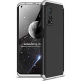 Wowacs Xiaomi Mi 10T Pro 5g ile Uyumlu Kılıf 3 Parçalı Tam Koruma Dayanıklı Soft Ince Kılıf - Siyah - Gri