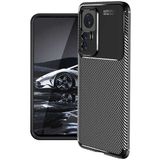 Wowacs Xiaomi Mi 12T Pro ile Uyumlu Kılıf Focus Karbon Tasarım Telefon Kılıfı Kapak - Siyah - Xiaomi 12T Pro