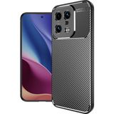 Wowacs Xiaomi Mi 13 ile Uyumlu Kılıf Focus Karbon Tasarım Telefon Kılıfı Kapak - Siyah - Xiaomi 13