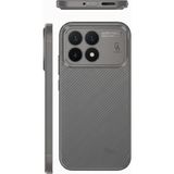 Wowacs Xiaomi Poco F8 Pro Uyumlu Silikon Kılıf Karbon Tasarım Darbe Koruması Özellikli - Gri