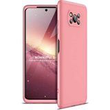 Wowacs Xiaomi Poco X3 Pro ile Uyumlu Kılıf 3 Parçalı Tam Koruma Dayanıklı Soft Ince Kılıf - Rose