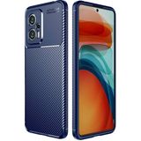 Wowacs Xiaomi Poco X4 Gt ile Uyumlu Kılıf Focus Karbon Tasarım Telefon Kılıfı Kapak - Lacivert