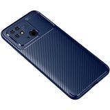 Wowacs Xiaomi Redmi 10C ile Uyumlu Kılıf Focus Karbon Tasarım Telefon Kılıfı Kapak - Lacivert
