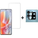 Wowacs Xiaomi Redmi Note 13 Pro 5g Temperli Cam Ekran Koruyucu ve Kamera Lens Koruyucu Seti - Siyah