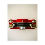 wowocraft Cadillac Duvar Obje Araba Kırmızı 50 x 18