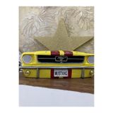 wowocraft Işıklı Mustang Duvar Obje Araba sarı-kırmızı 50 x 18