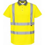 Wowow Reflektörlü Tişört (Polo Yaka) - Sarı - 3XL
