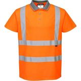 Wowow Reflektörlü Tişört (Polo Yaka) - Turuncu - 3XL