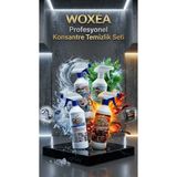 WOXÉA Profesyonel Temizlik Seti 4'lü Avantaj Paketi (Yağ-Kireç-Ağır Kir-Leke Sökücü) 4x500ml