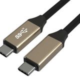 Woxcon - USB C Hızlı Şarj ve Görüntü Kablosu, USB 3.2 GEN2 Standart 20G Bandwith, Thunderbolt 4/3 uyumluluk, 4K 60Hz Çözünürlüğüne kadar destekler, 5A 20V, 100W Şarj Gücü 2 Metre