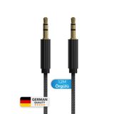 woyax 3.5mm Aux To 3.5mm Aux Ses Kablosu Stereo Destekli Örgülü 1.2m