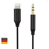 Woyax by Deji iPhone Lightning Aux 3.5mm Ses Kablosu 1.2m Stereo Ses - Siyah
