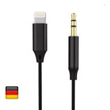 Woyax By Deji iPhone Lightning ile Uyumlu Aux 3.5Mm Ses Kablosu Stereo Destekli 1.2M