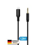 woyax By Deji Iphone Uyumlu Lightning To 3.5mm Aux Ses Kablosu Lightning Stereo Destekli 1.2m