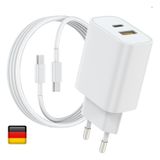 Woyax by Deji Omix Uyumlu 20W PD Type-C Çoklu Hızlı Şarj Aleti / Cihazı PD ve USB Çıkış 1.2M Type-C Şarj Kablosu