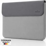 Woyax Cleanfit 13-14 Inç Slikon-Süet Laptop Çantası Su Geçirmez MacBook Kılıfı iPad Tablet El Çantası - Gri