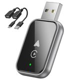 Woyax Kablosuz Carplay Dönüştürücü Android Auto Adaptörü Usb/type-C 2’si 1 Arada Dongle Apple Carplay Kablosuz Bağlantı